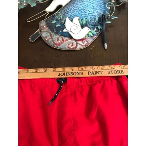 Wonder Nation Boys Swim trunk, red and black,  Boys Size XL/XG14-16) - Picture 8 of 8